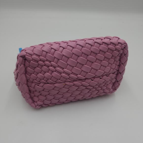 JINMANXUE Small Hand Woven Shoulder Crossbody Bag in Mauve - Picture 10 of 12